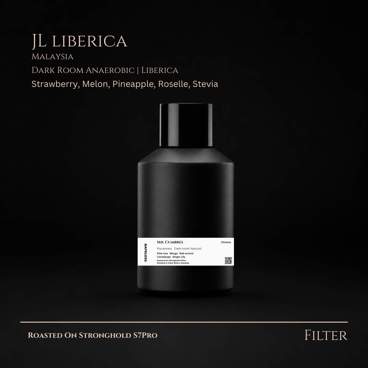 MY Liberica, JL Anaerobic Natural Dark Room
