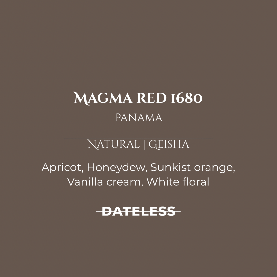Magma Red 1680 Natural Geisha