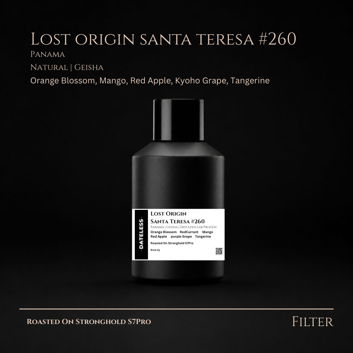 Panama, Lost Origin Santa Teresa #260, Natural, Geisha