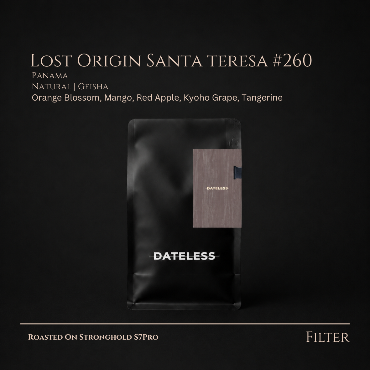 Panama, Lost Origin Santa Teresa #260, Natural, Geisha