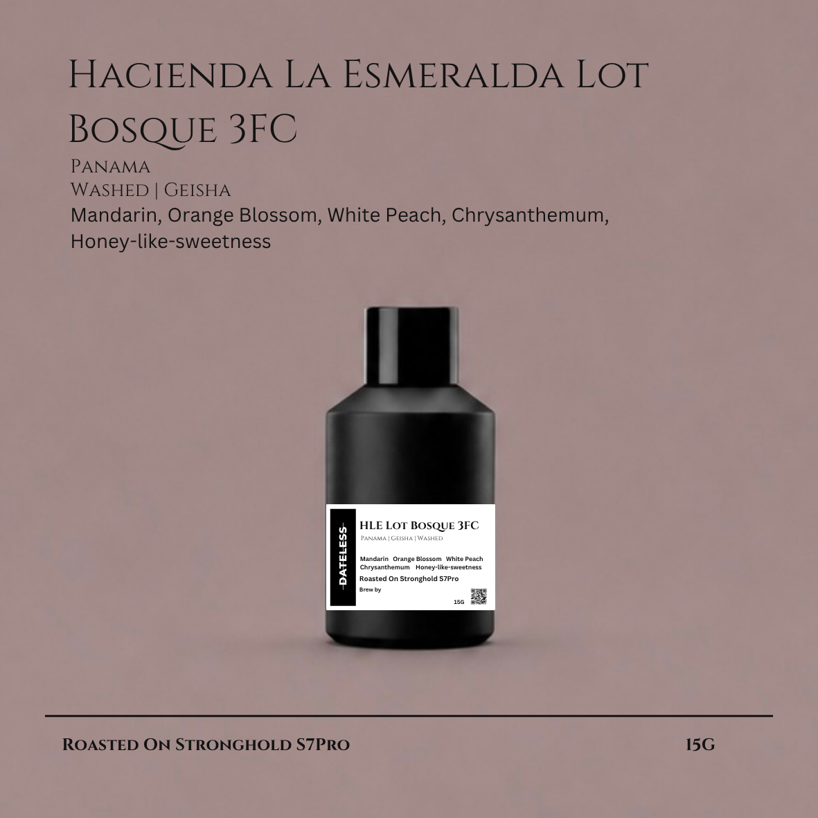 [Single Dose] Hacienda La Esmeralda Lot Bosque 3FC Washed Geisha