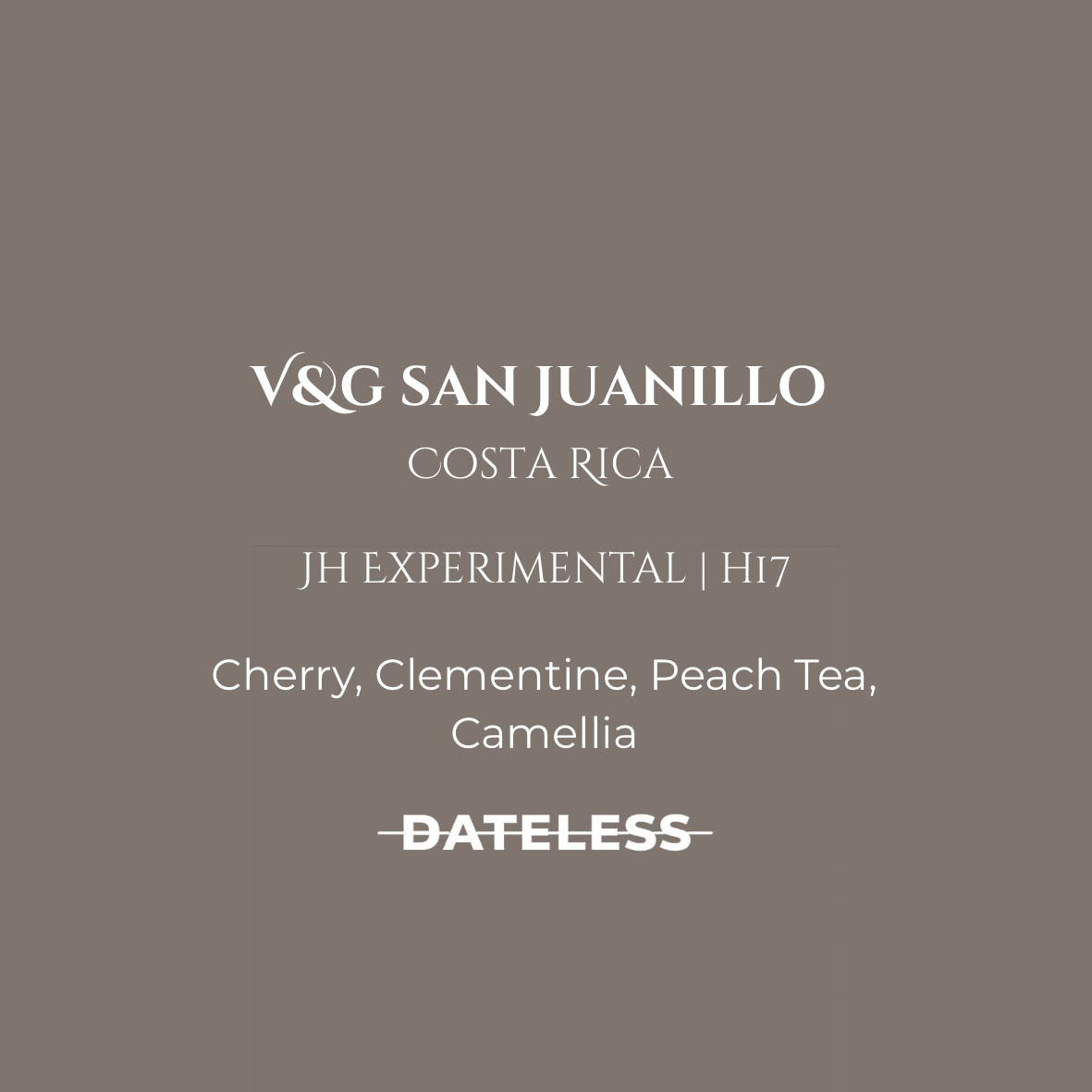 V&G San Juanillo JH Experimental H17