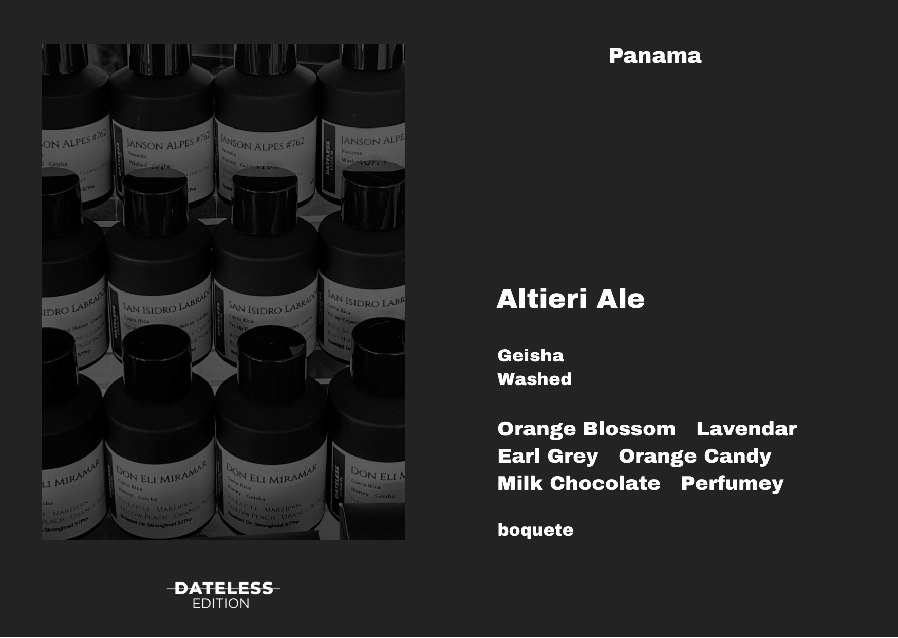 Altieri Ale Washed Geisha