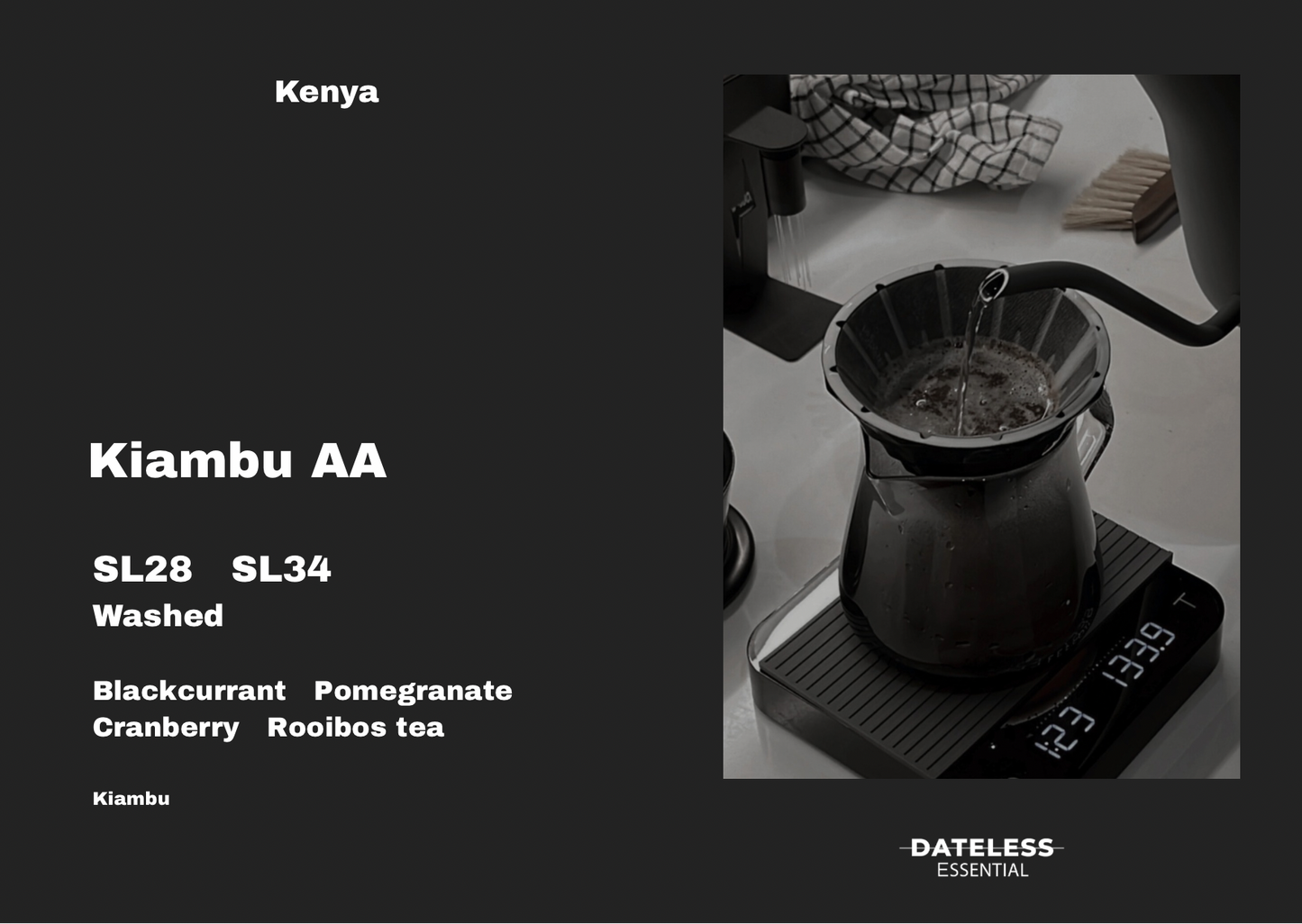 [Espresso] Kiambu AA Washed SL28 SL34
