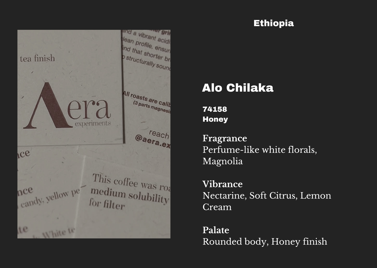 [Aera Experimental] Alo Chilaka 74158 Honey